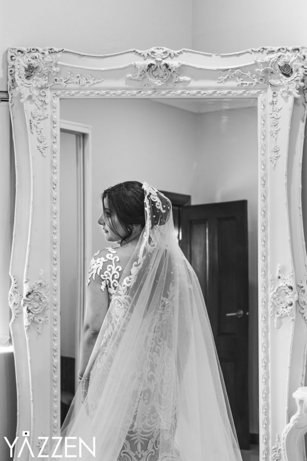 Camila Ornate Vintage White Mirror
