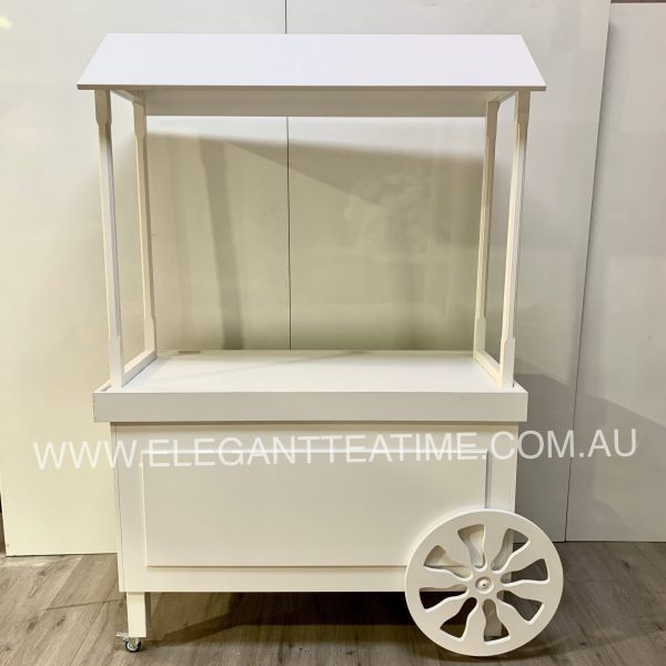 White Canopy Candy Cart