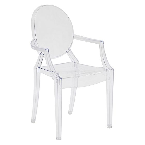 Kids Ghost Chair Elegant Tea Time