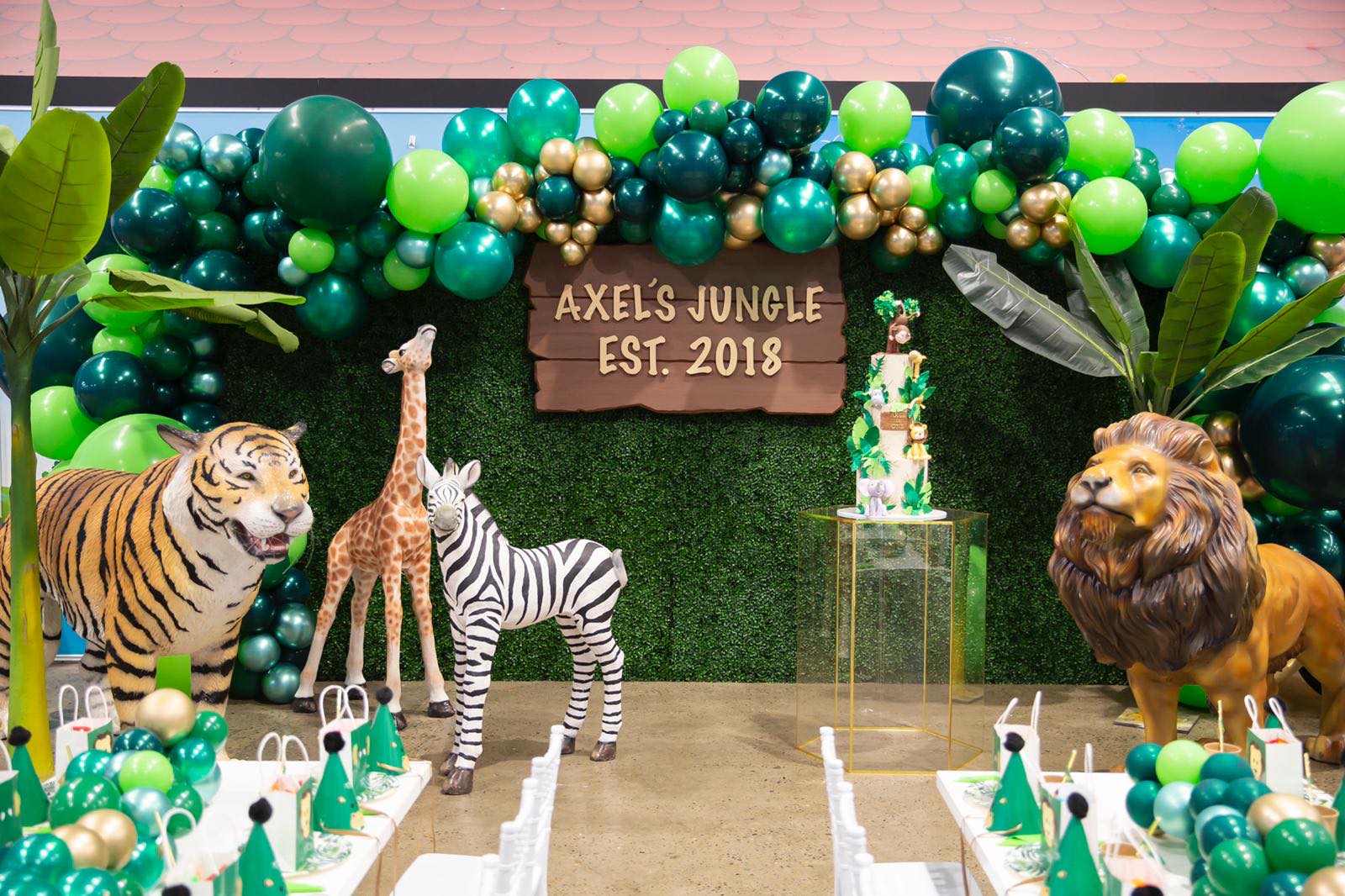 Jungle Themed Birthday Parties! - Elegant Tea Time Wedding & Event Styling